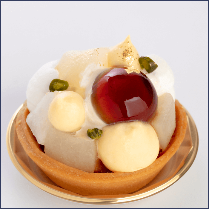 和梨のクリームタルト